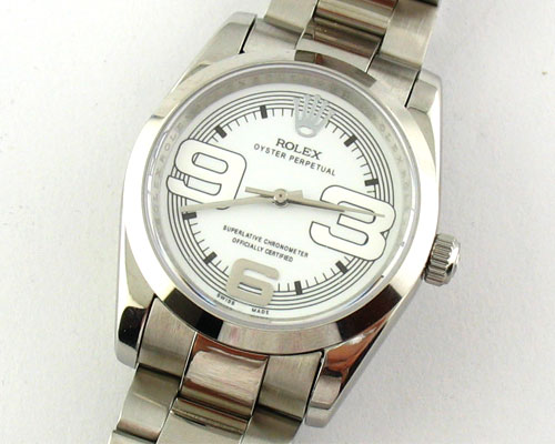 ROLEX Replica Watches OYSTER PERPETUAL WHITE DIAL -