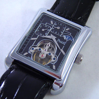 PIAGET AUTOMATIC BLACK DIAL 35mm.